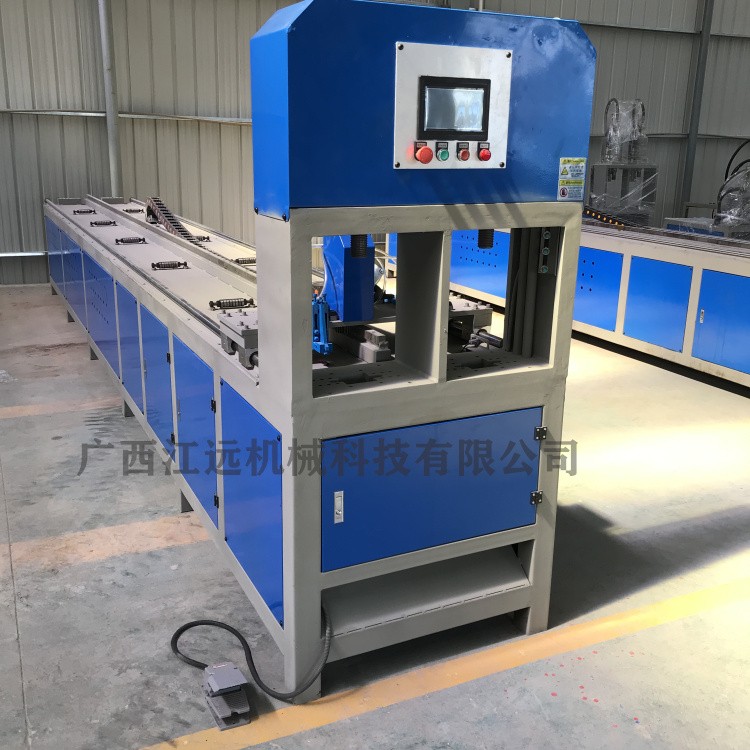 廣西江遠(yuǎn)機(jī)械-SK1-R80-全自動(dòng)數(shù)控沖孔沖弧沖斷打孔角鐵剪斷一體機(jī)