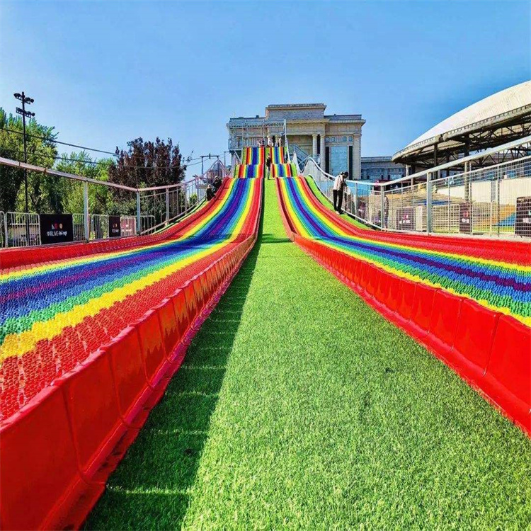 無動力拼接型免基礎彩虹滑道 金耀集團大型戶外游樂設備6850