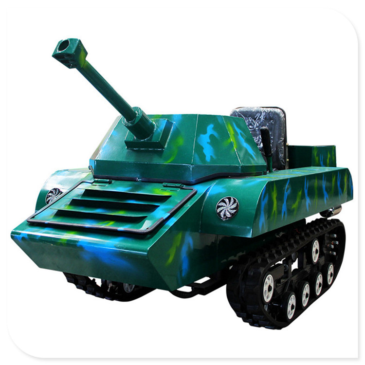 戶外油電混合坦克  全金屬履帶式行走