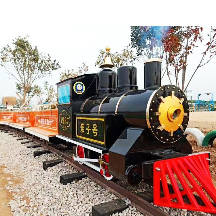 軌道觀光小火車電動(dòng)車 農(nóng)莊光游樂(lè)設(shè)施游樂(lè)設(shè)備定制 金耀2410