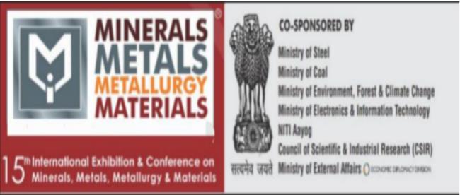 2026 年第十五屆印度國際礦物、金屬、冶金及材料展