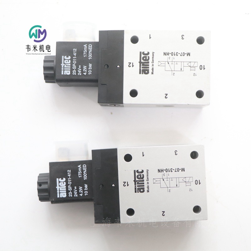 AIRTEC電磁閥M-07-310-HN 24VDC