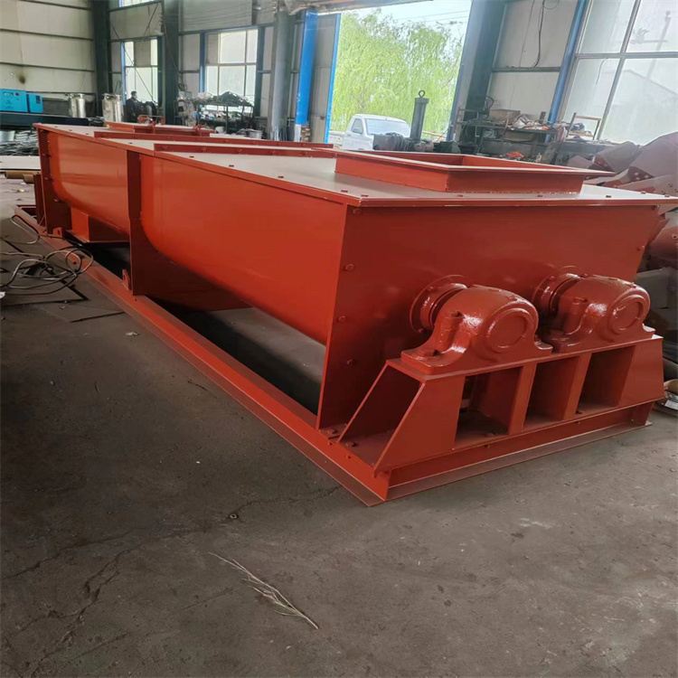 山東建材配套使用的雙軸粉塵加濕攪拌機博雅環(huán)保提供