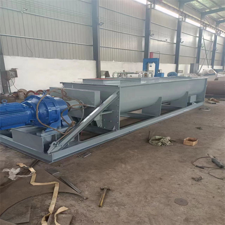 石灰石使用的雙軸臥式粉塵加濕攪拌機博雅環(huán)保提供