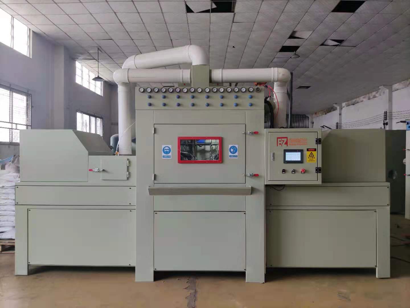 佛山百洲平面多功能自動噴砂機