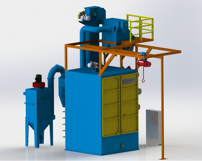 佛山百洲吊鉤式噴砂機