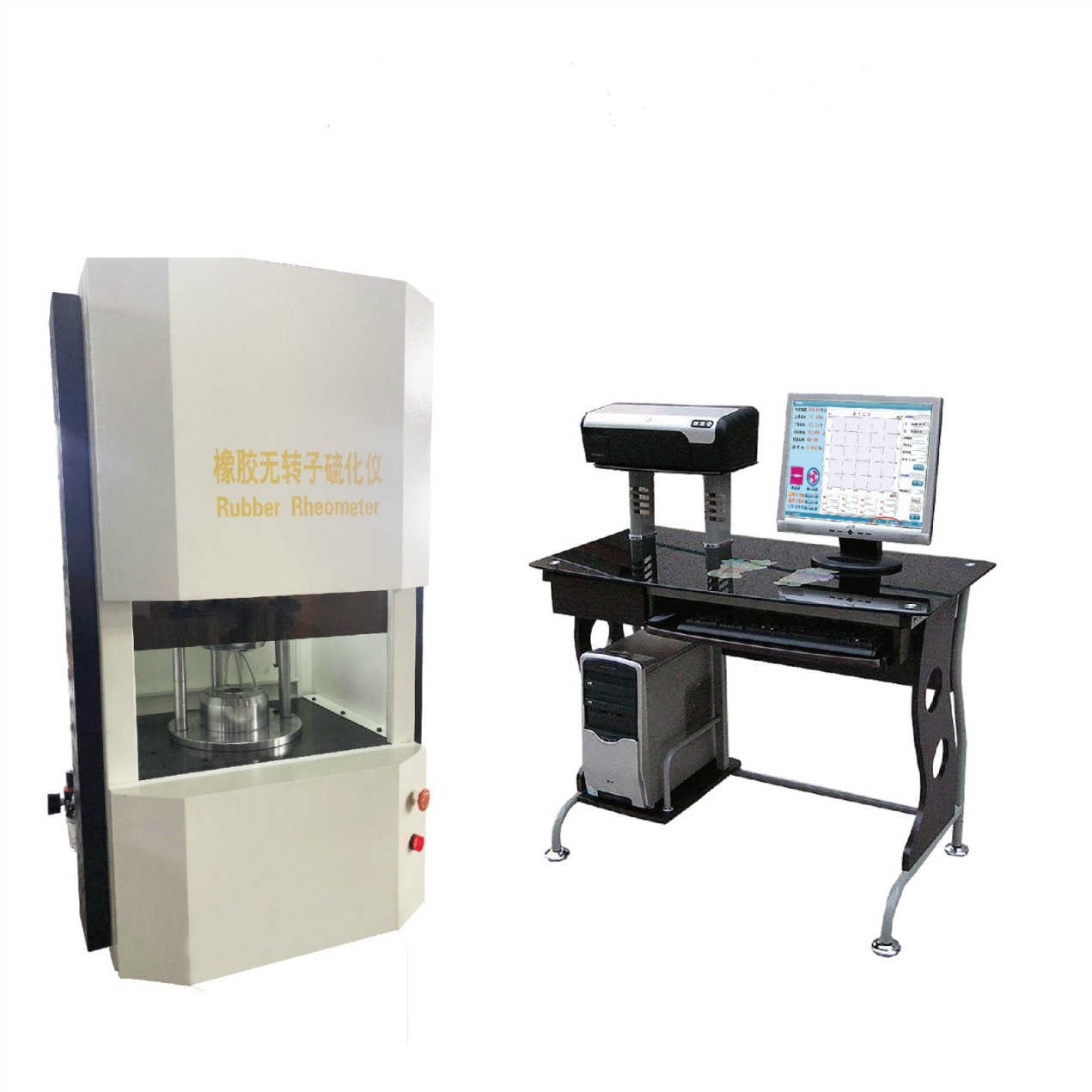 未硫化橡膠無轉(zhuǎn)子硫化儀