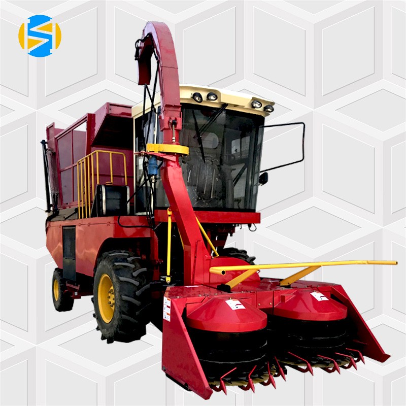 大型多功能玉米靑儲(chǔ)一體機(jī)山東犇牛2.3米籽粒破碎青飼料收獲機(jī)