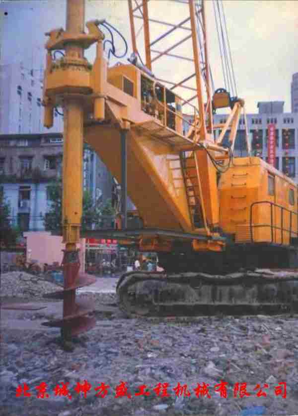 出售庫(kù)存北京城建工程機(jī)械廠KD1500附著式旋挖鉆孔機(jī)