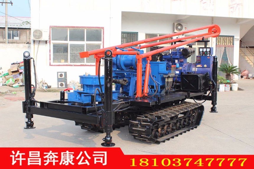 BK-實(shí)用性強(qiáng)履帶三角架鉆機(jī)抓錐折疊鉆機(jī)