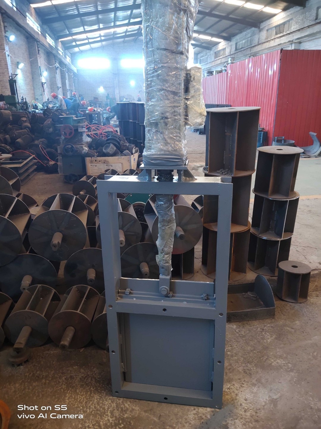 方口氣動(dòng)插板閥