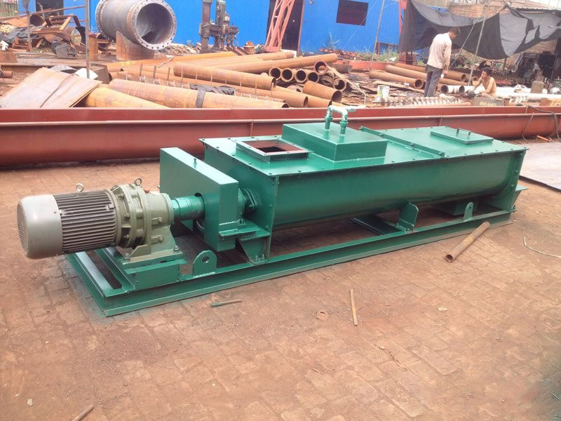 單軸粉塵加濕攪拌機(jī)