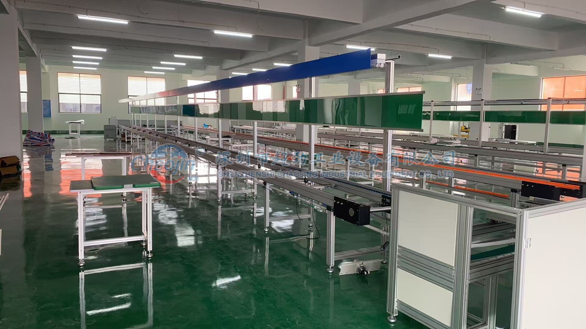 智能制氧機(jī)工裝板旋轉(zhuǎn)回流裝配輸送線 制氧機(jī)倍速鏈組裝線非標(biāo)定制