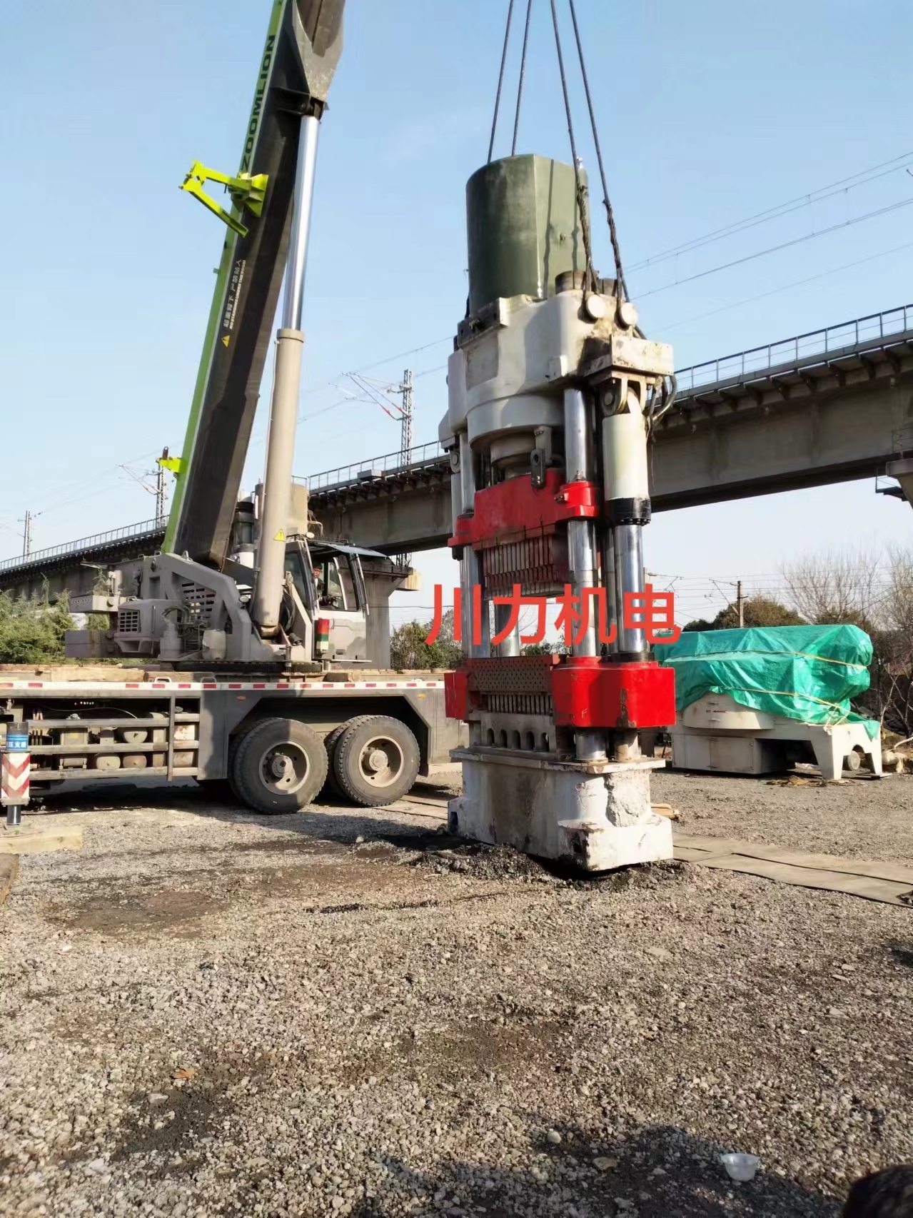 海源HF1100全自動液壓磚機    8成新以上