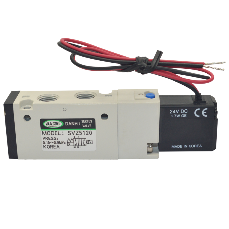 韓國DANHI丹海SVZ5120單線圈電磁換向閥2位5通SANWO氣動控制閥