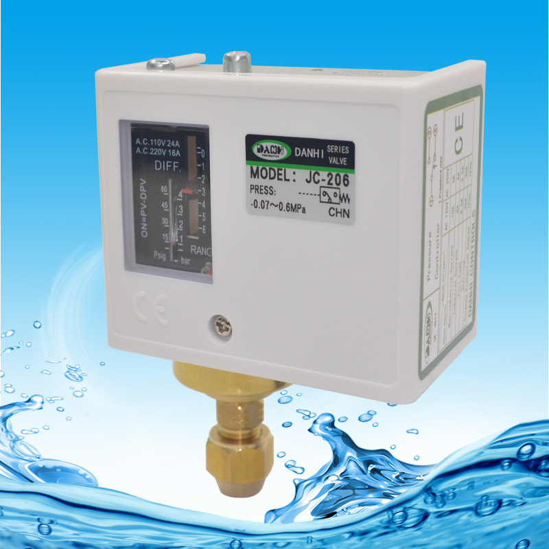 DANHI丹海JC-206進(jìn)口壓力開關(guān)3S水泵壓力罐無塔供水高低壓控制器