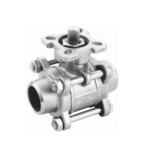 廠家供應(yīng)丁一三片式對焊高平臺(tái)閥球