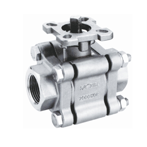 丁一 三片式2000PSI內(nèi)螺紋高平臺球閥 性能穩(wěn)定