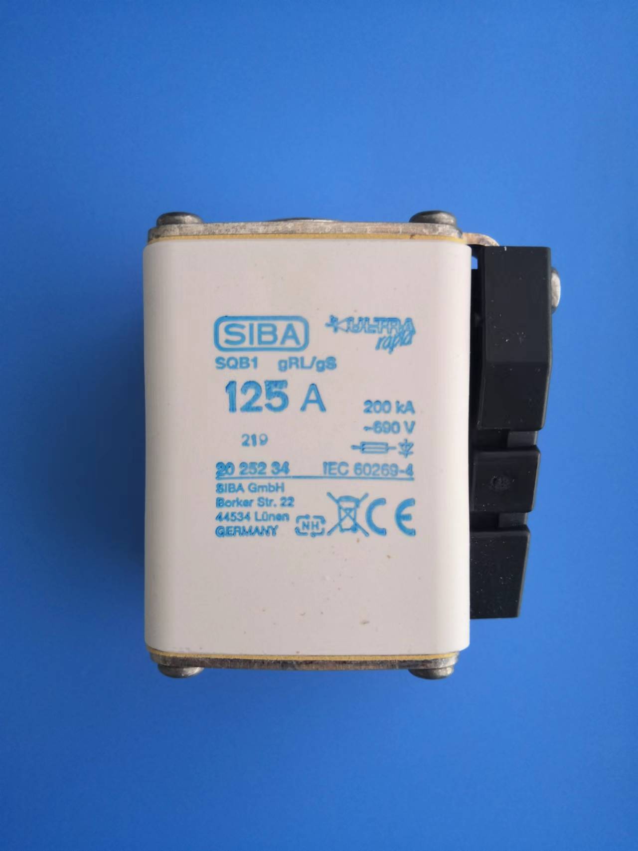 德國原裝進口SIBA熔斷器2025234.125