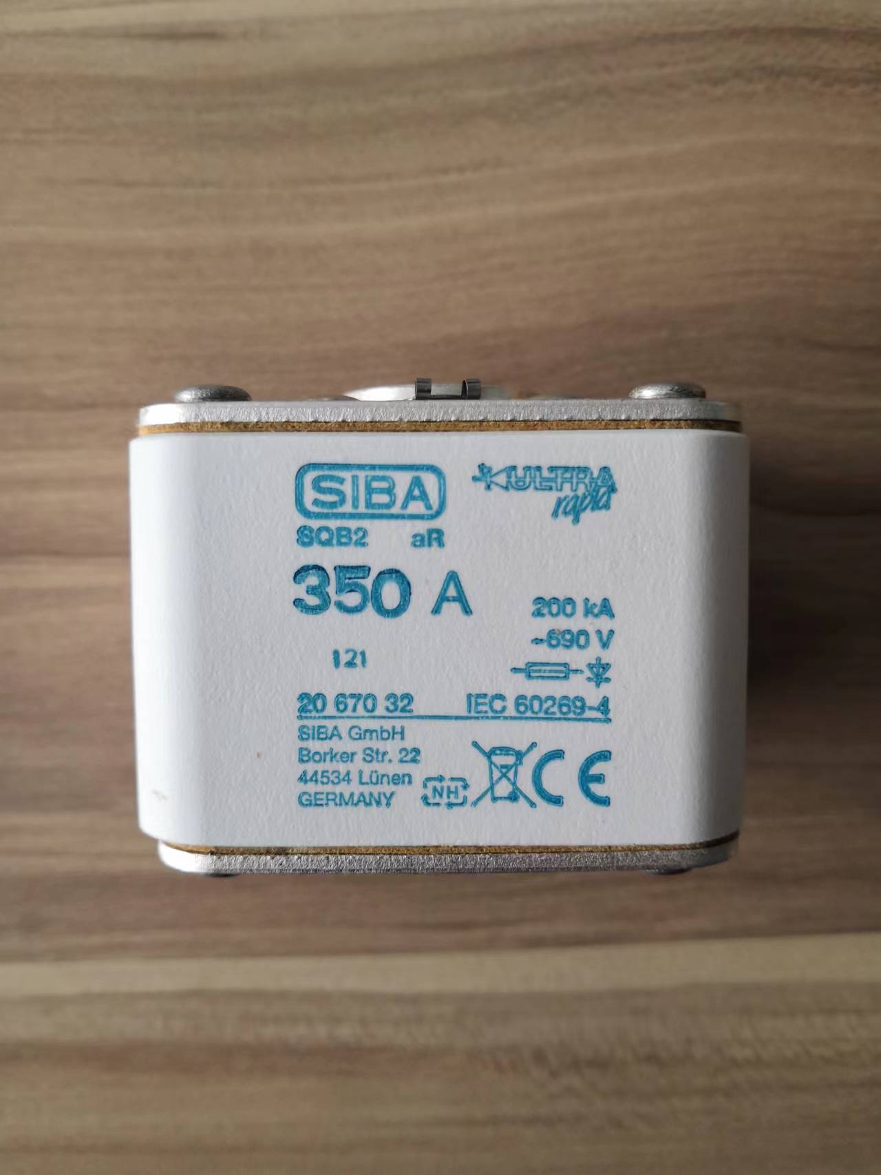 2067032.350德國原廠原裝進口SIBA熔斷器