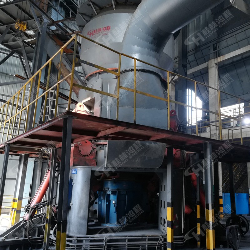 電廠脫硫用石灰粉立磨HLM立式磨粉機(jī)