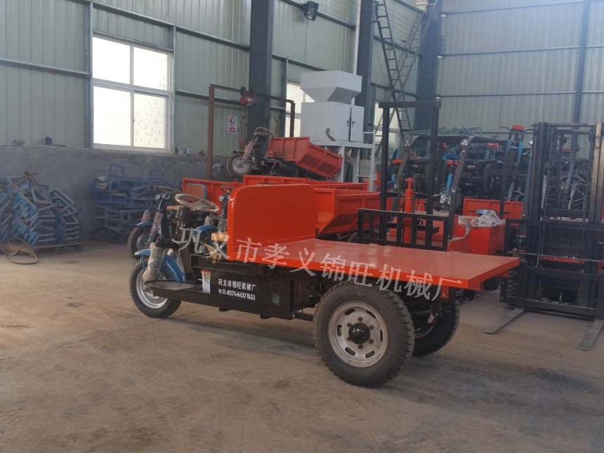 工程建筑平板三輪車，電動三輪車在售