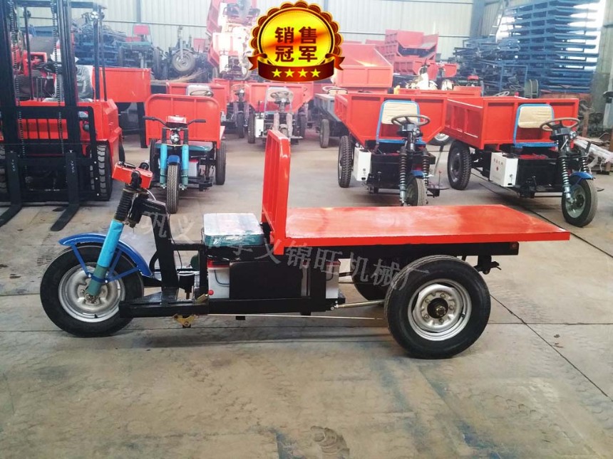 電動三輪車，平板車配有1000w驅(qū)動電機