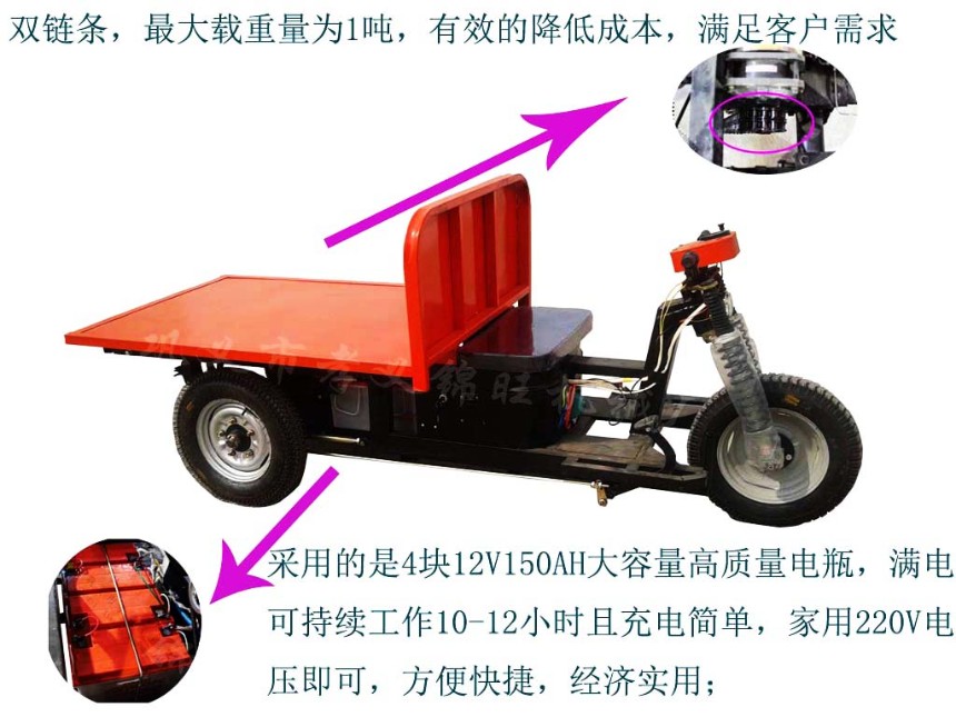 2T電動平板車適用于礦業(yè)，電動平板車無噪音