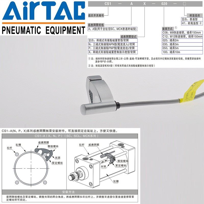 長(zhǎng)沙亞德客磁性開(kāi)關(guān),益陽(yáng)亞德客感應(yīng)開(kāi)關(guān)CS1-A