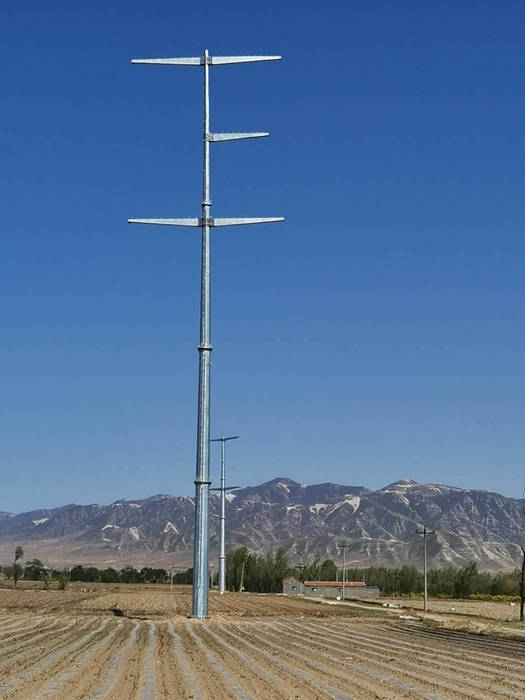 河北電力鋼桿 電力鋼管塔 電力鋼管桿 生產(chǎn)廠家 地腳螺栓