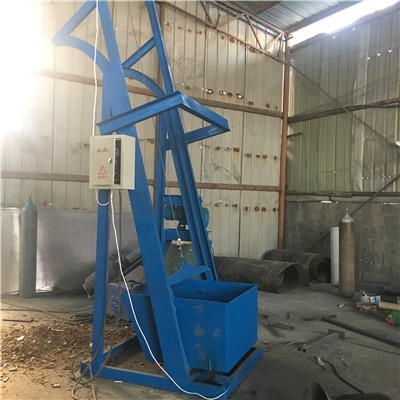 定做物料提升單斗上料機(jī) 石灰粉塊用單斗提升機(jī)