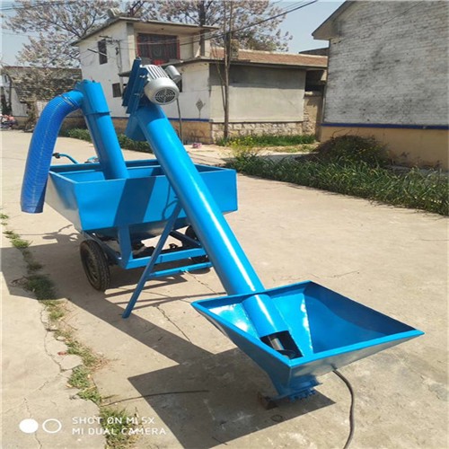 碳鋼材質(zhì)螺旋輸送機 糧食上料提升機