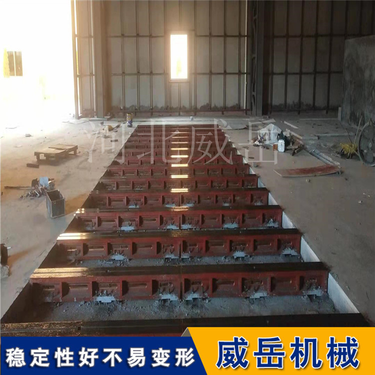 加工大型鑄鐵地軌?條形平臺 T型槽鑄鐵地軌廠家