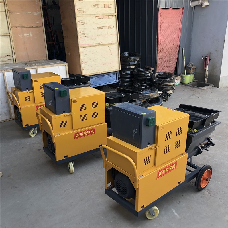 墻面水泥噴漿機操作方法