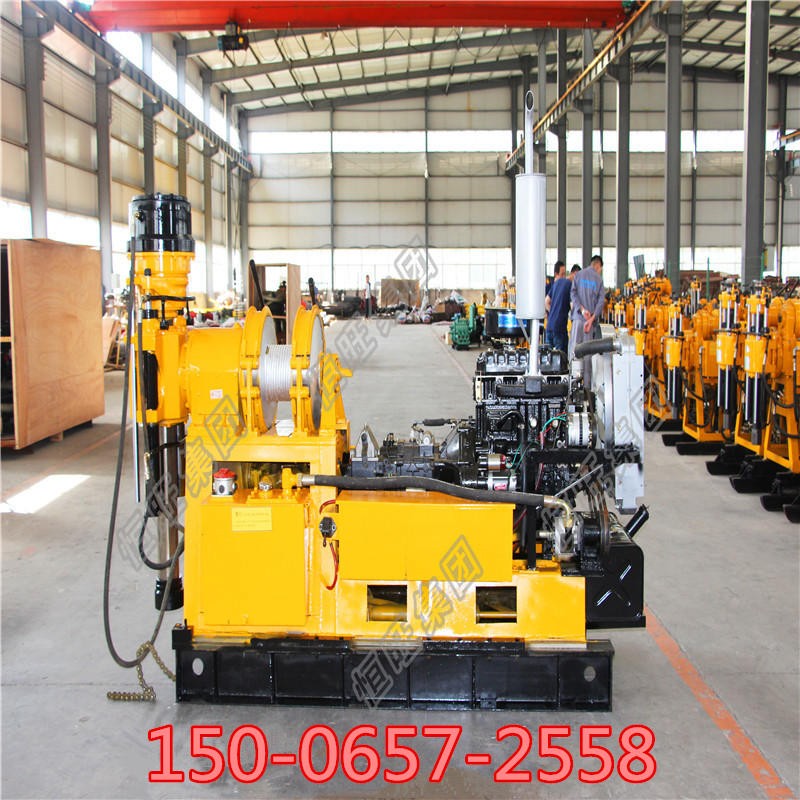 溫泉地?zé)岽蚓畽C(jī)600米深度鉆井機(jī)巖石取芯勘探水井鉆機(jī)