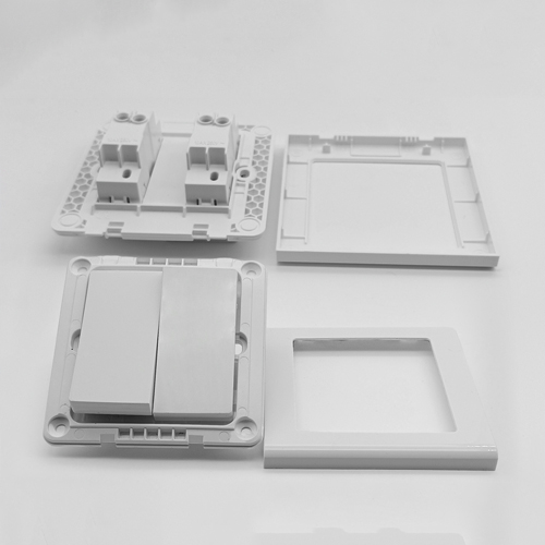 墻壁開關(guān)插座 二開機械開關(guān)模具