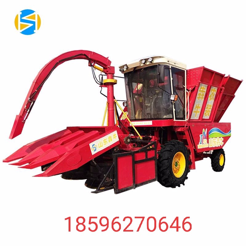 通遼大型高效率玉米收割青貯一體機犇牛多功能玉米青飼料收獲機