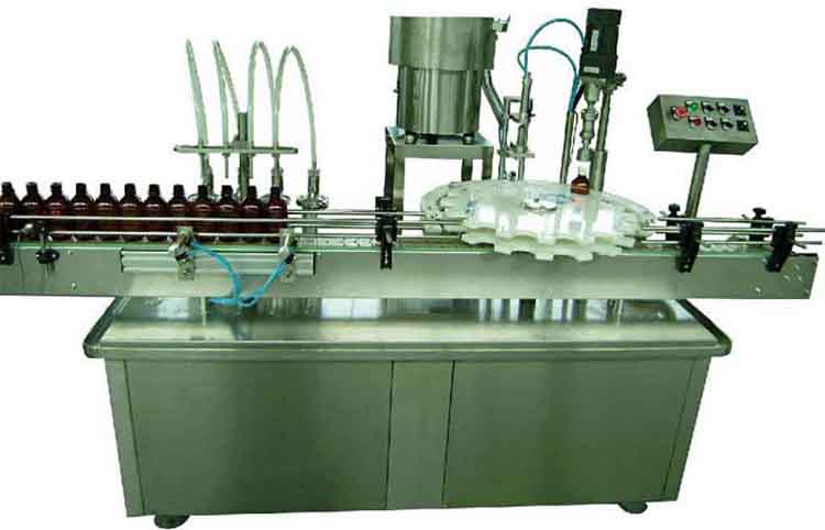 液體灌裝旋蓋一體機(jī) 液體灌瓶旋蓋一體機(jī)廠家