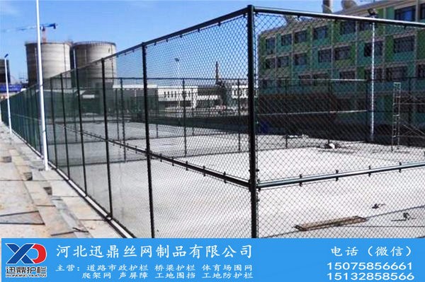 足球場防護網高度/迅鼎絲網/網球場圍欄網價格