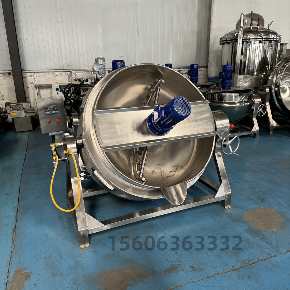 梨膏加工設(shè)備 果醬攪拌夾層鍋 秋梨膏熬制夾層鍋 鹵煮鍋