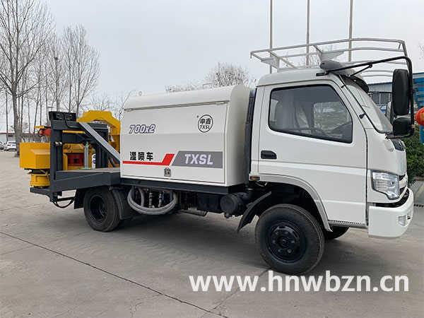 HS600/700*2雙掛式后掛混凝土濕噴車