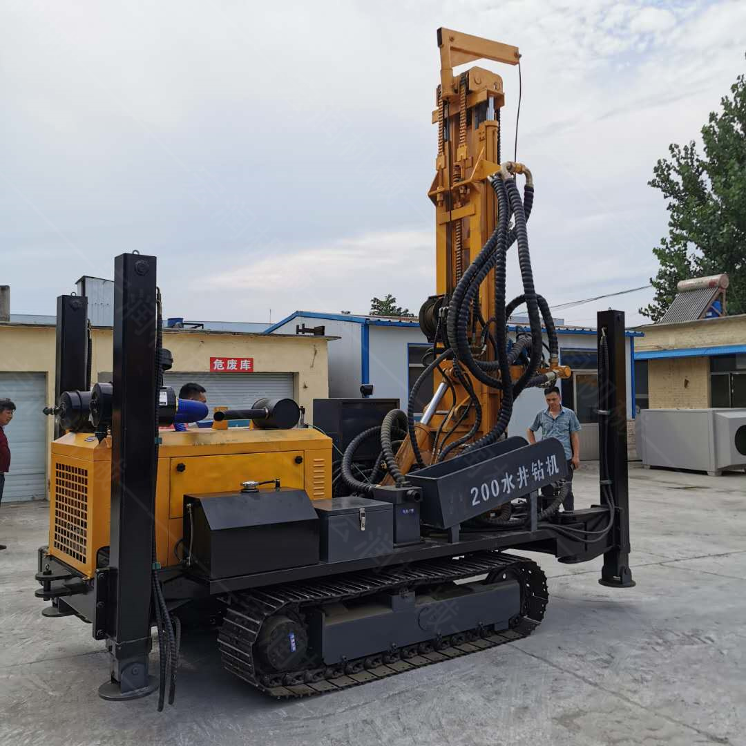 履帶式氣動(dòng)水井鉆機(jī)價(jià)格 野外氣動(dòng)水井鉆機(jī)型號(hào)