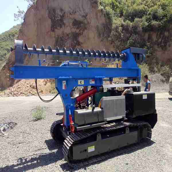 大量供應(yīng)履帶光伏打樁機  履帶螺紋鉆孔機現(xiàn)貨