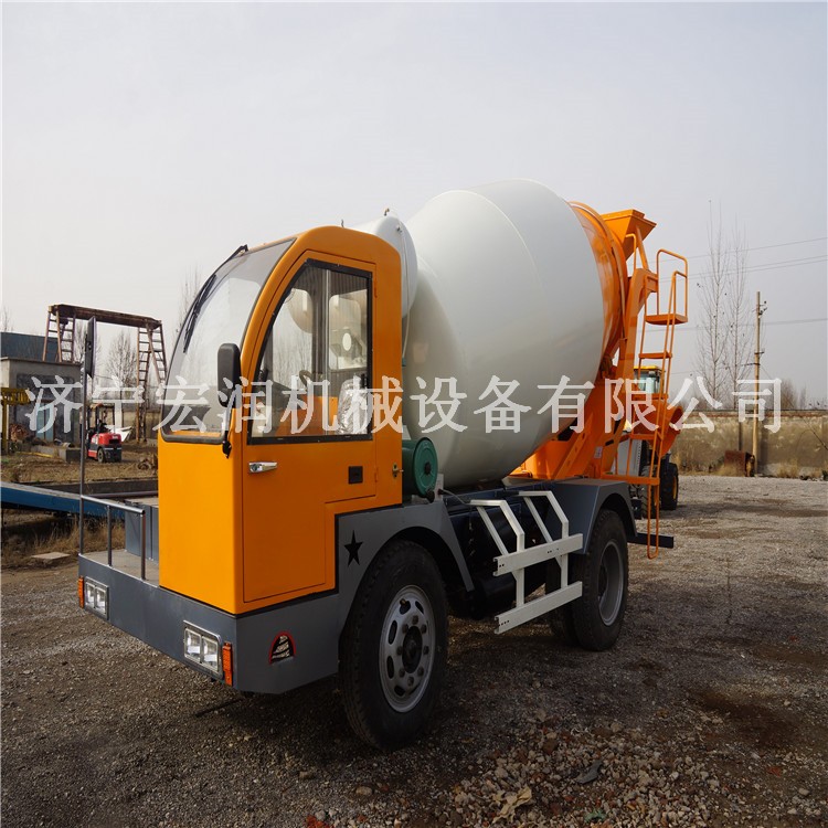 混凝土攪拌車 4方自上料混凝土攪拌運輸車  建筑農(nóng)用攪拌車哪家好