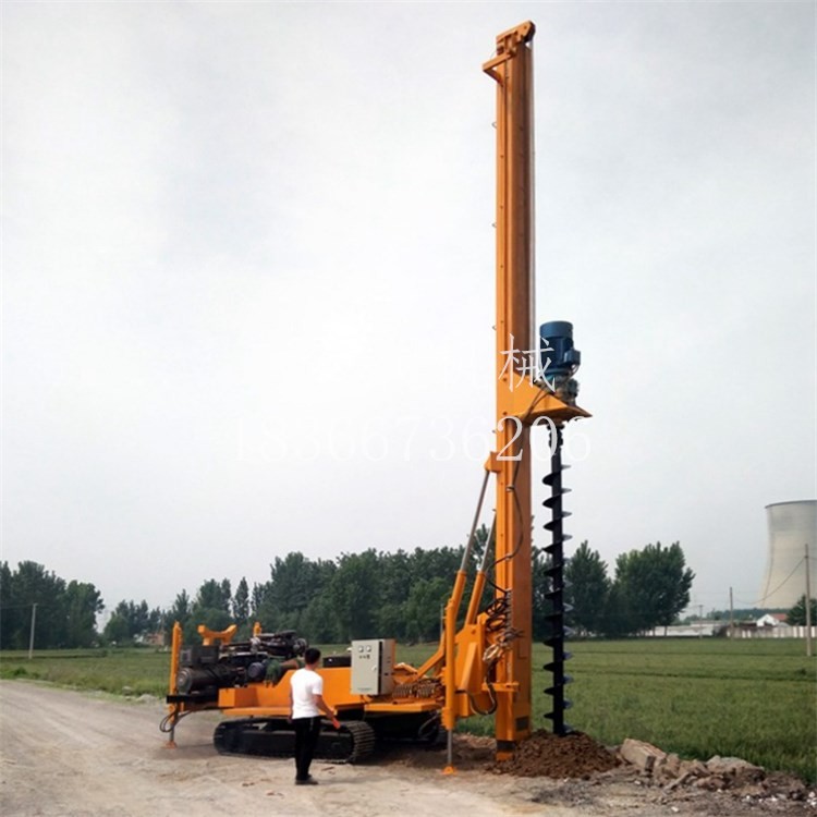 長(zhǎng)螺旋鉆孔樁 大口徑螺旋鉆機(jī) 履帶式螺旋鉆機(jī)參數(shù)型號(hào)