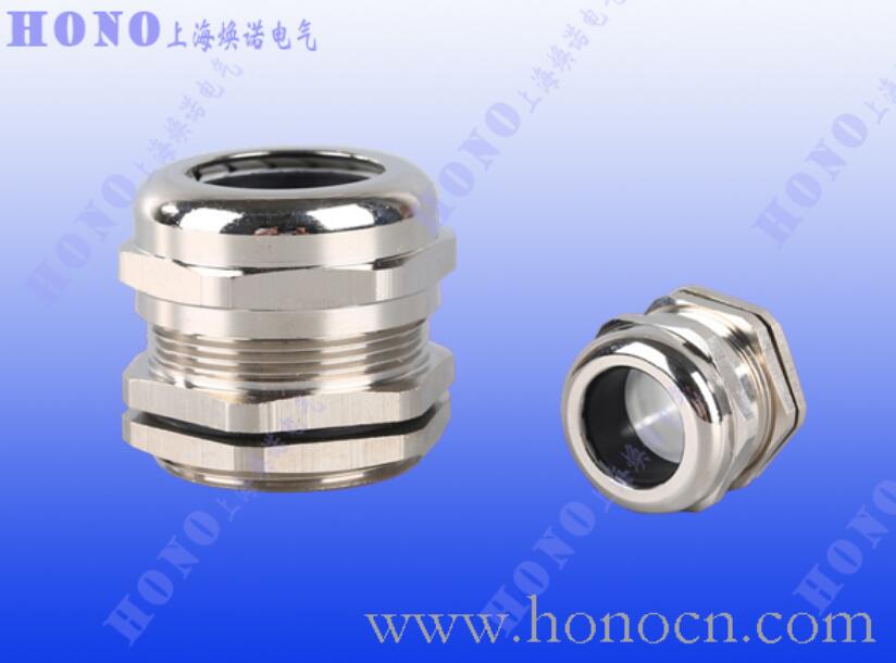 黃銅鍍鎳電纜接頭 金屬格蘭頭 黃銅鍍鎳填料函