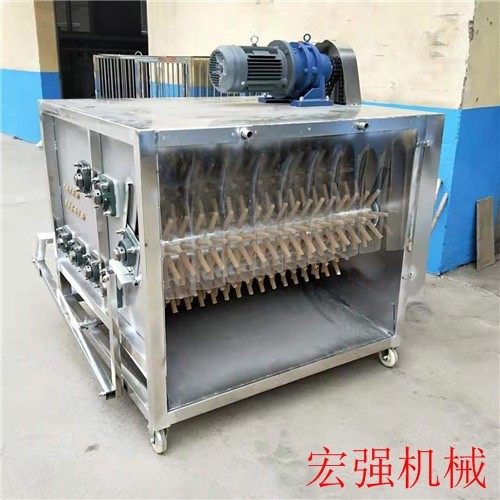 老鴨脫毛機(jī)七軸打毛機(jī)