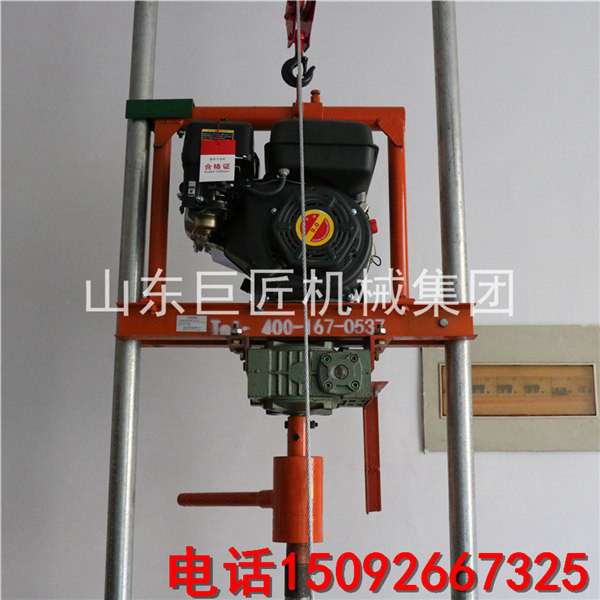 家庭工廠水井鉆機 打得快的汽油動力鉆井機 省心省力