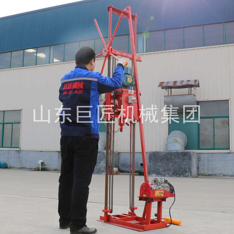 QZ-2DS型卷揚機款三相電輕便取樣鉆機 巖石取樣鉆機價格怎么樣