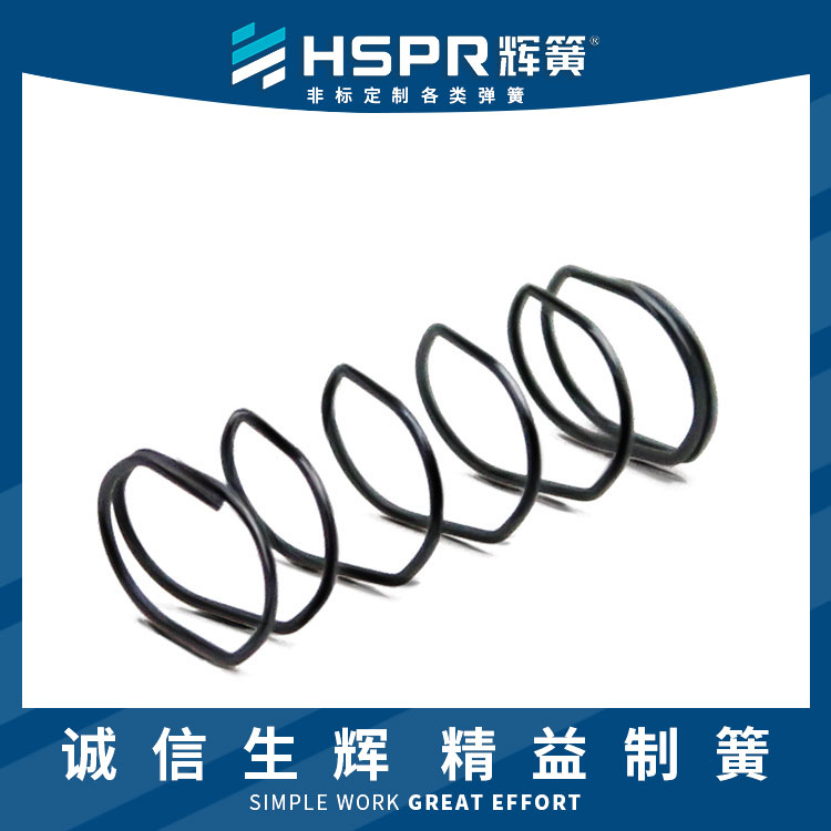 鎳絲扁彈簧扁壓縮彈簧回彈扁彈簧汽車開關(guān)扁簧雙線扁彈簧